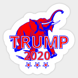 Trump elephant Sticker